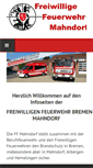 Mobile Screenshot of ff-mahndorf.de